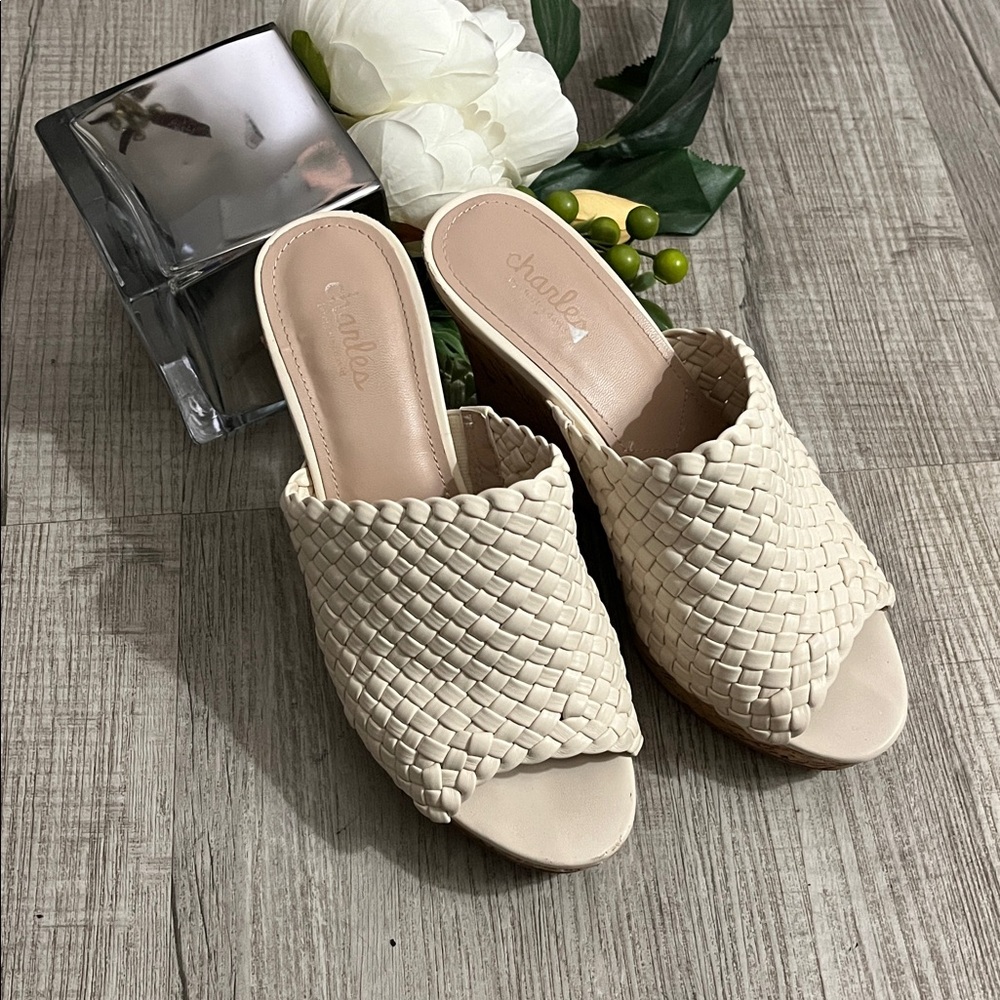 Charlies Woven Wedge Sandals - Picture 3 of 12